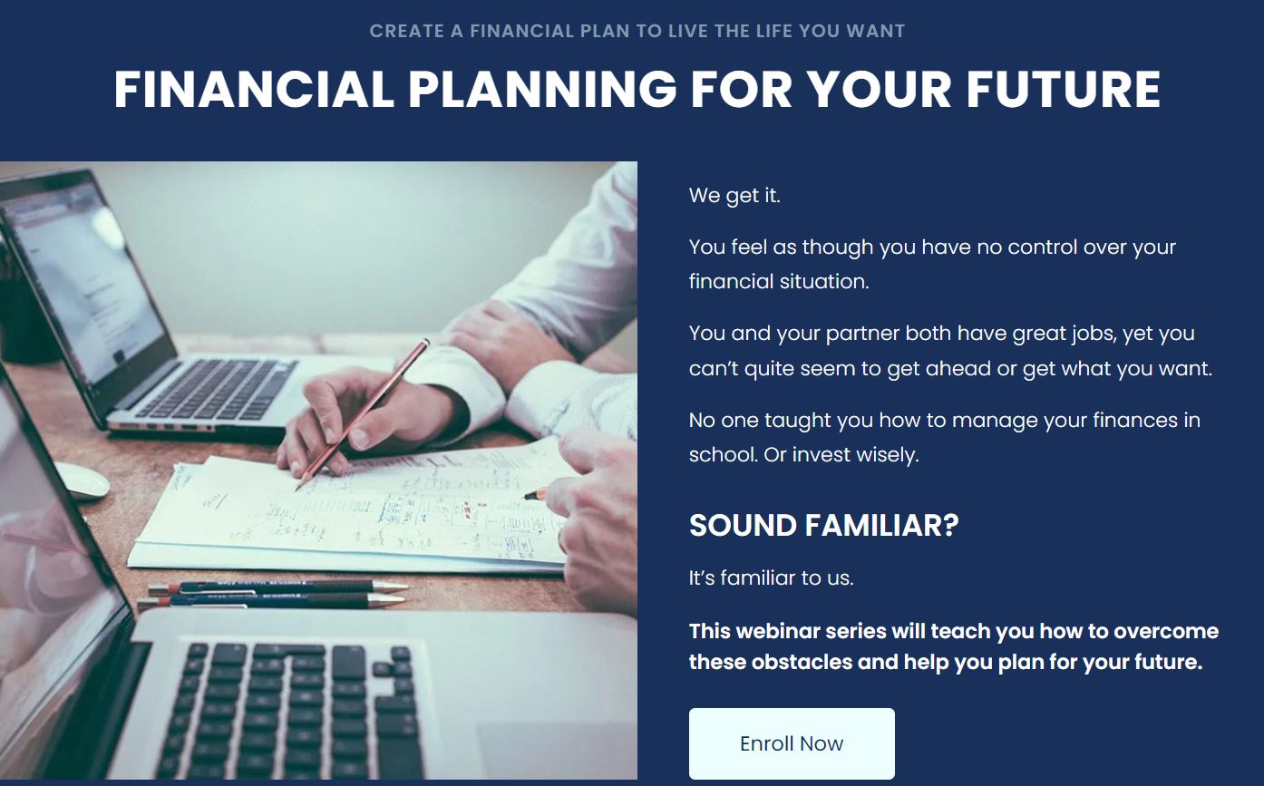 Woodson Wealth Management Jamie Lima Financial Planning Seminar