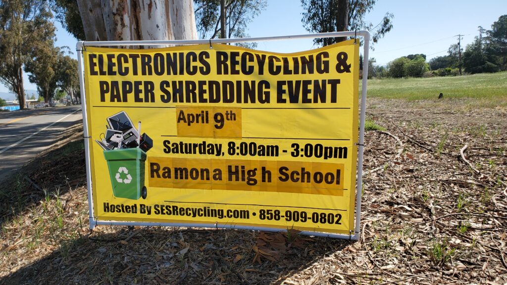 Electronics Recycling and Paper Shredding Event