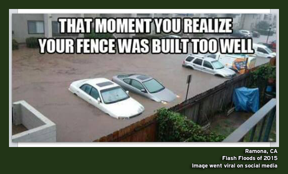 Your fence is built too well